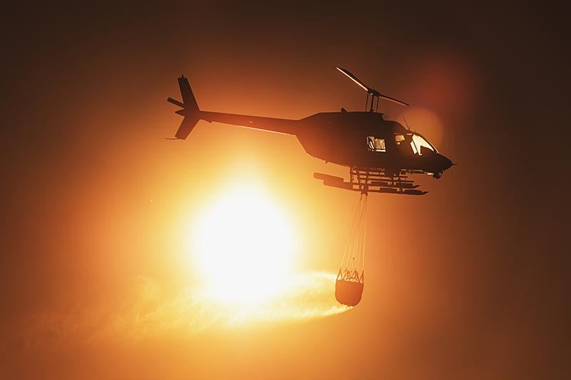 Firefighting Helicopter in Georgia